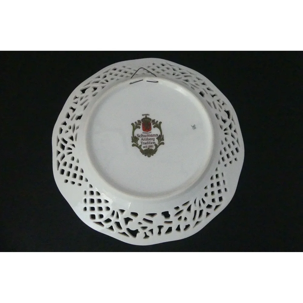 Schumann Arzberg Tradition Reticulated Plate Rabbit Hare Winter B4avaria 7.5
